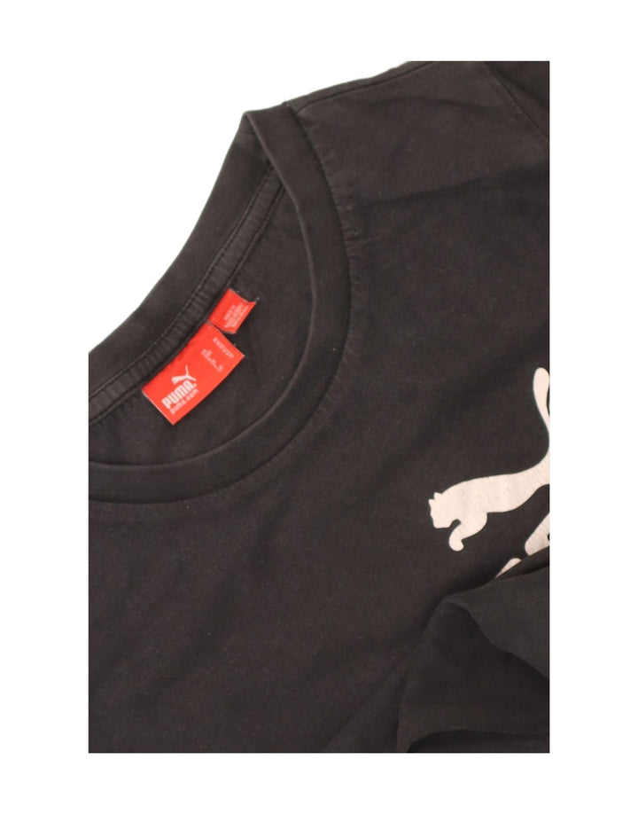 Puma Jungen Graphic T-Shirt Top 11-12 Jahre Schwarz