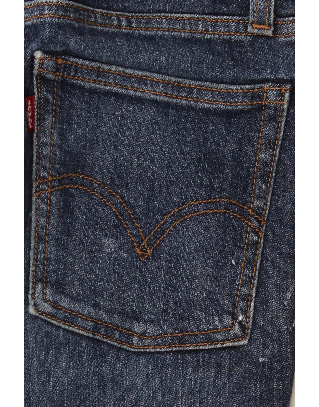 LEVI'S Damen Wedgie Skinny Jeans W24 L27 Blaue Baumwolle