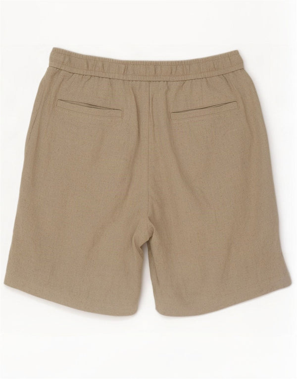 Zara Herren Freizeitshorts Medium W31 Beige