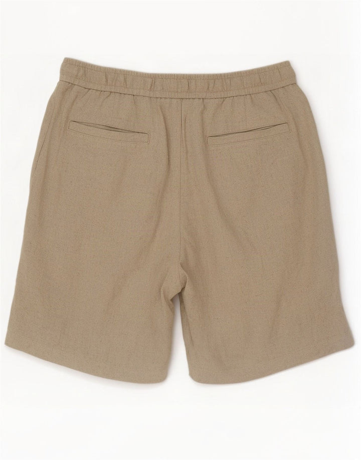 Zara Herren Freizeitshorts Medium W31 Beige