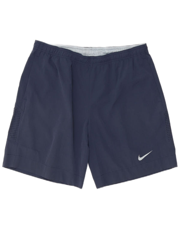 Nike Herren Sportshorts XL Marineblau Polyester