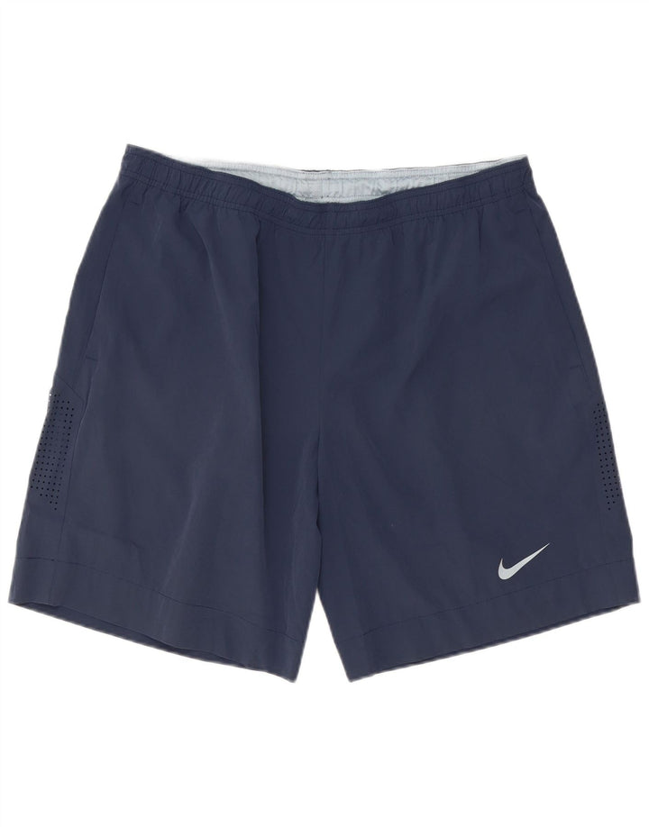 Nike Herren Sportshorts XL Marineblau Polyester