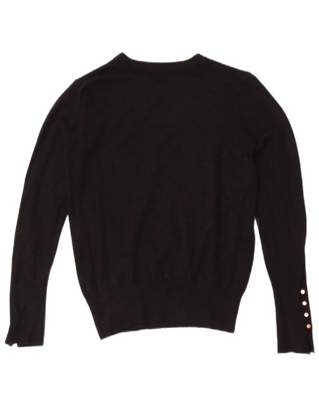 Zara Damen-Pullover mit U-Boot-Ausschnitt, Gr. 12, mittelschwarz