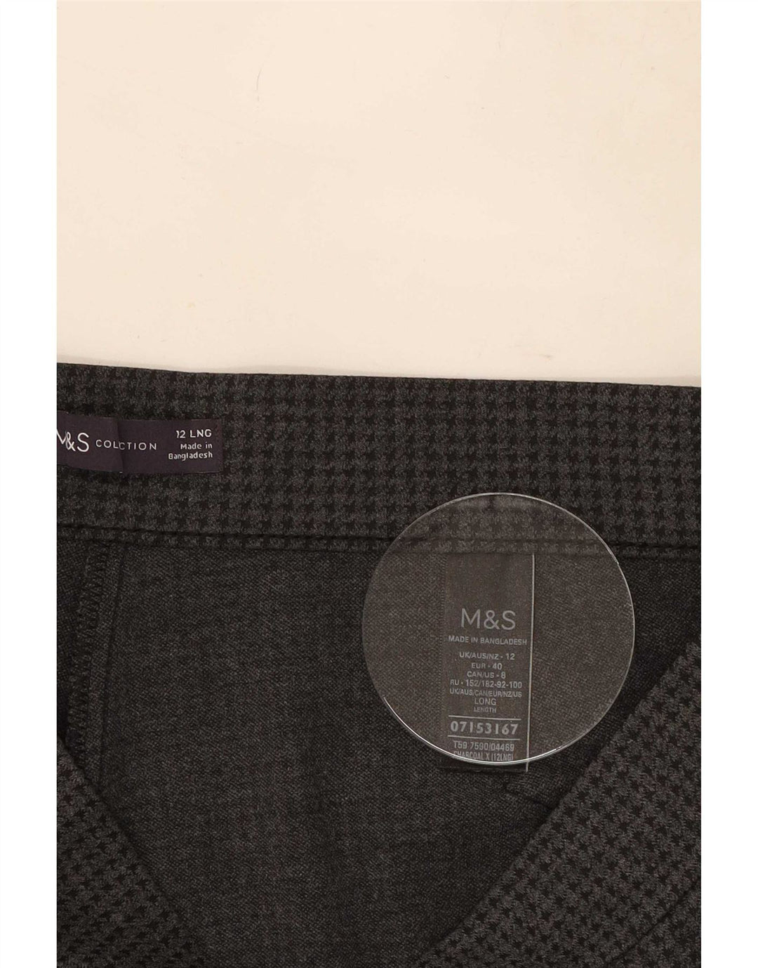 Marks & Spencer Damen Freizeithose UK 12 Medium W30 L31 Grau