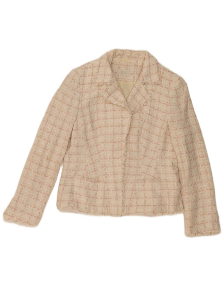 Marks & Spencer Damen-Blazer mit Standard-Passform, Gr. 16, groß, rosa kariert