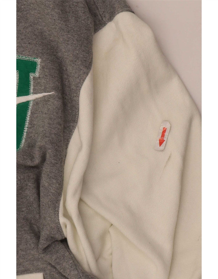 Nike Herren-Trainingsanzugoberteil mit Grafik, Größe S, Grau, Colourblock-Baumwolle