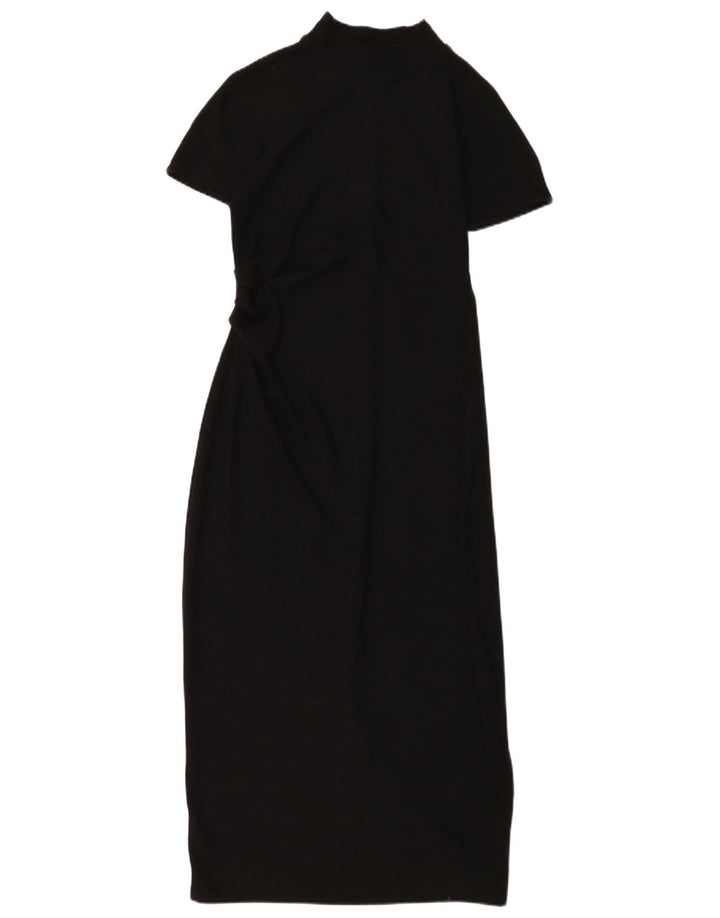 Zara Damen Maxikleid UK 14 Large Schwarz