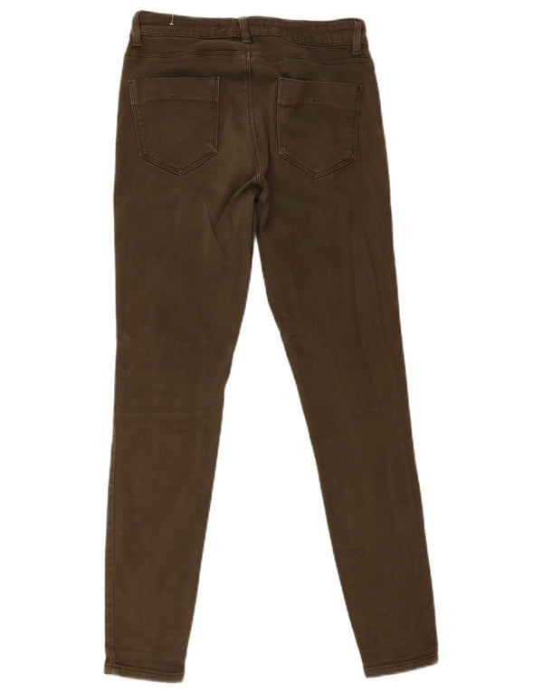 Zara Damen Skinny Jeans EU 38 Small W28 L30 Khaki