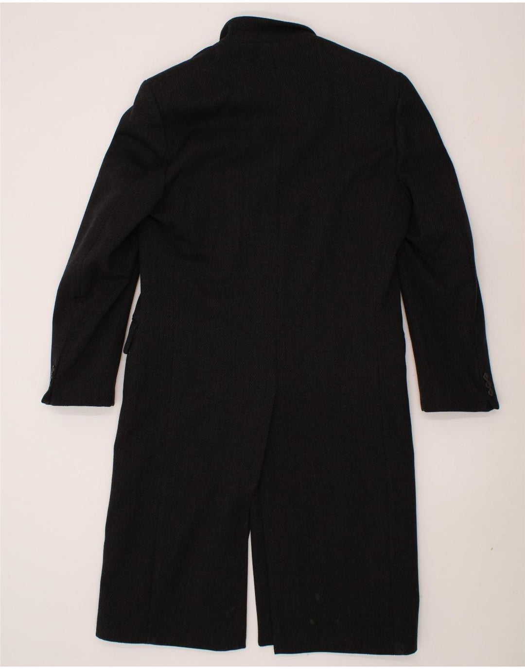 VINTAGE Herrenmantel UK 38 Medium Schwarz