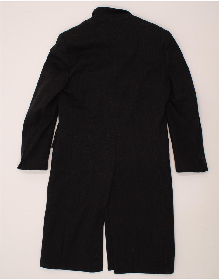 VINTAGE Herrenmantel UK 38 Medium Schwarz