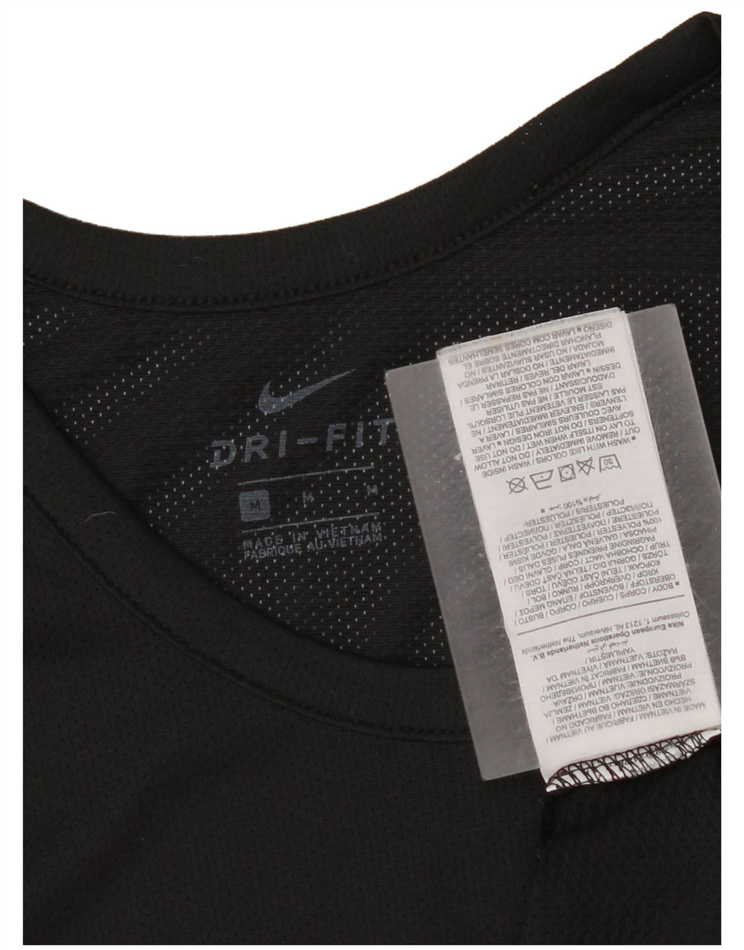 Nike Herren Dri Fit Grafik-Weste-Oberteil, Mittelschwarzes Polyester