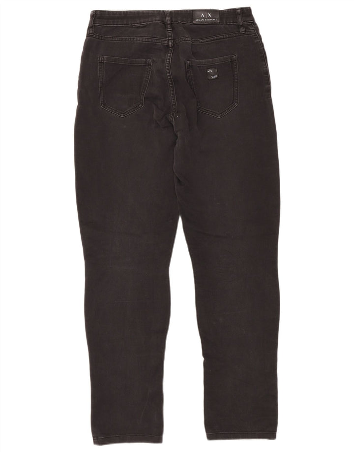 Armani Exchange Damen J45 Slim Jeans W30 L28 Schwarze Baumwolle