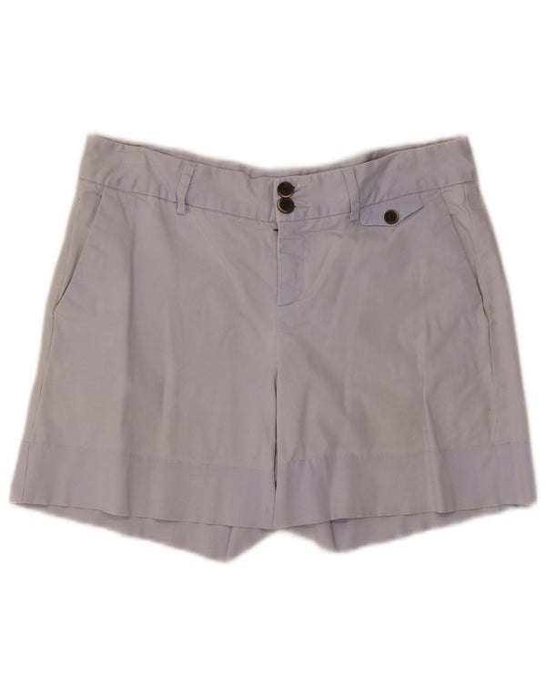 Zara Damen Chino-Shorts, Größe L, W30, Blau