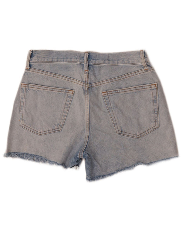 Zara Damen Jeansshorts EU 36 XS W26 Blaue Baumwolle