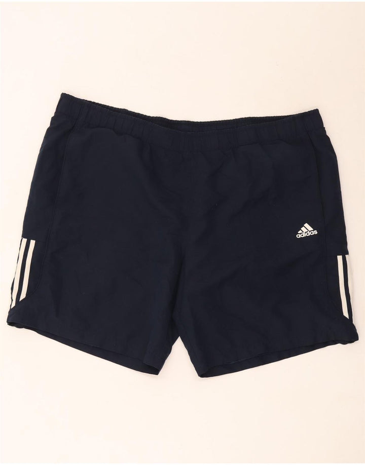 Adidas Herren Climalite Sport Shorts 2XL Marineblau Polyester