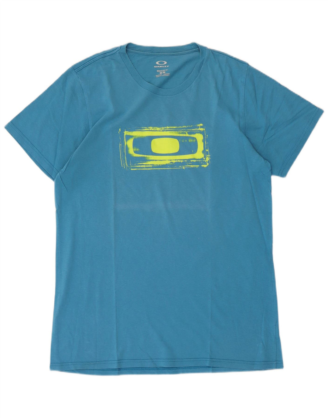 OAKLEY Herren-T-Shirt mit normaler Passform und Grafik, mittelblau