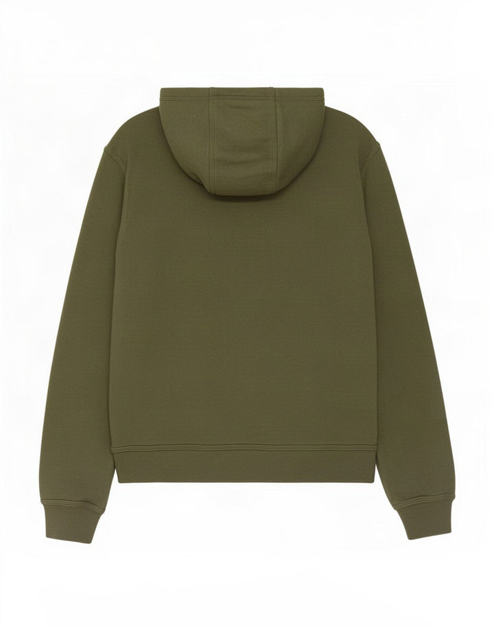 Nike Herren-Kapuzenpullover mit Reißverschluss, mittlere Khaki-Baumwolle