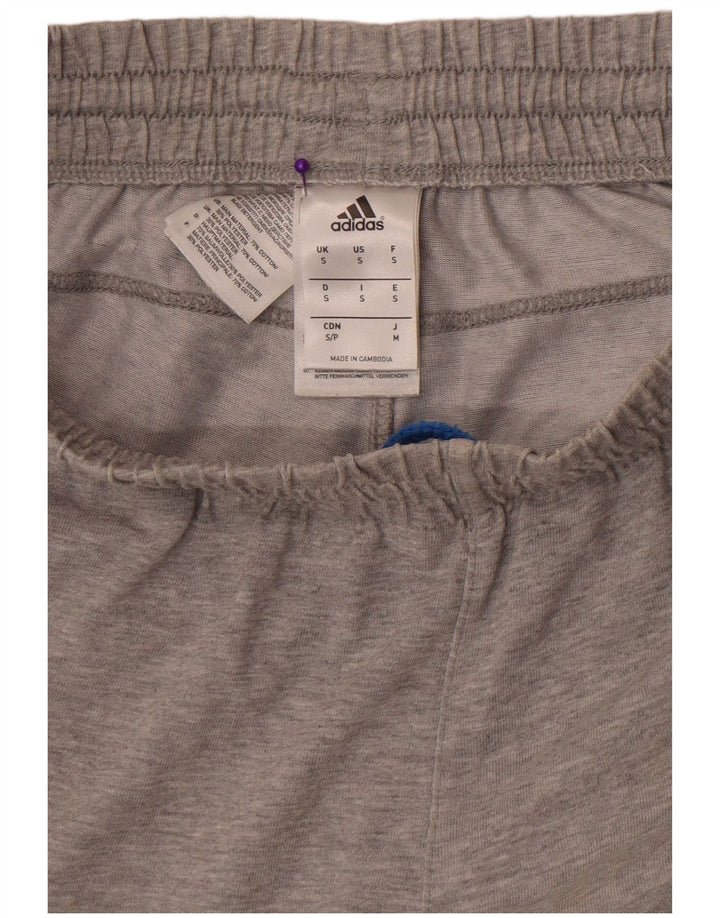 Adidas Herren Graphic Sport Shorts Kleine grau melierte Baumwolle