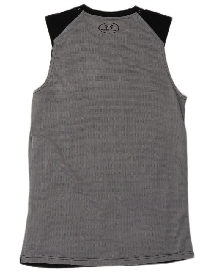 Under Armour Herren Heat Gear Weste Top Small Schwarz Colourblock Polyester