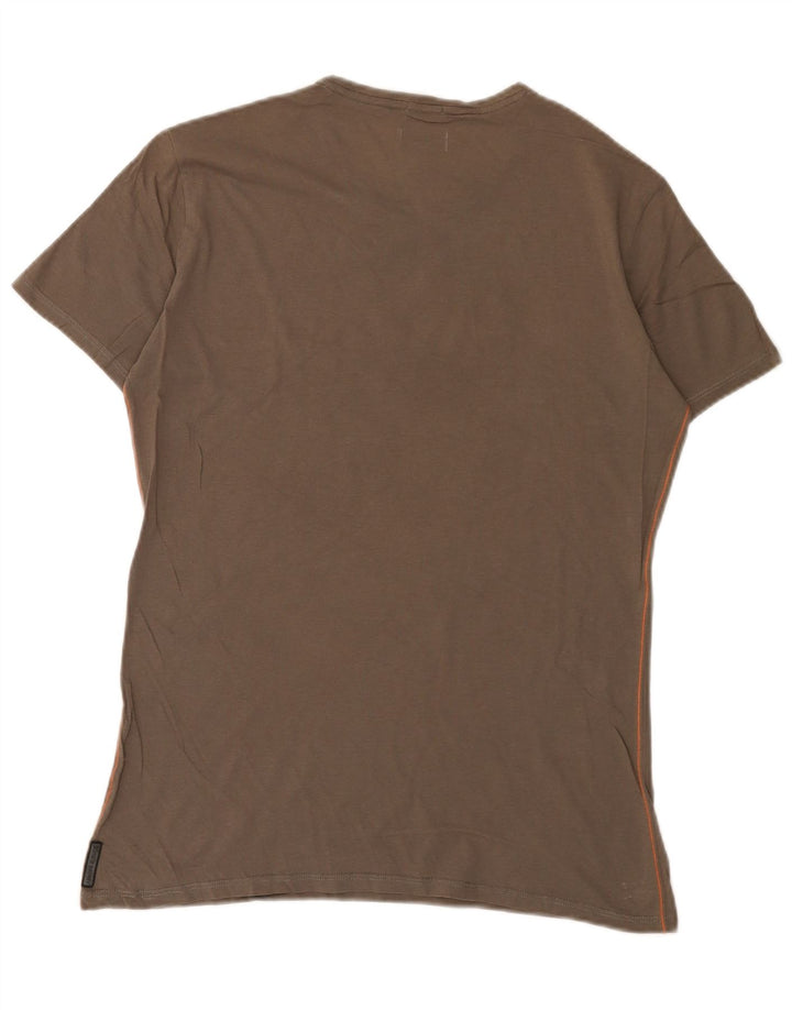 Armani Jeans Herren Extra Slim Graphic T-Shirt Top 2XL Grau