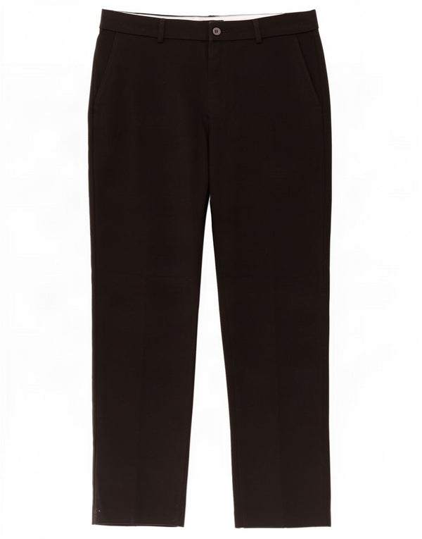 Marks & Spencer Damen Gerade Freizeithose UK 16 Large W36 L30 Schwarz