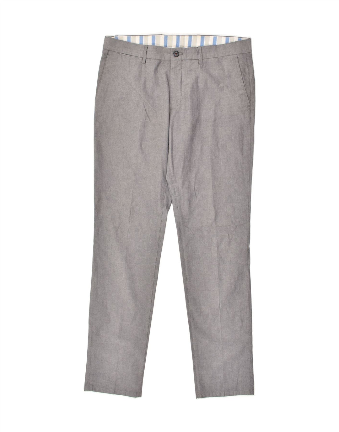 MASSIMO DUTTI Mens Slim Fit Suit Trousers EU 44 XS W27 33 Grey | Vintage Massimo Dutti | Thrift | Second-Hand Massimo Dutti | Used Clothing | Messina Hembry 