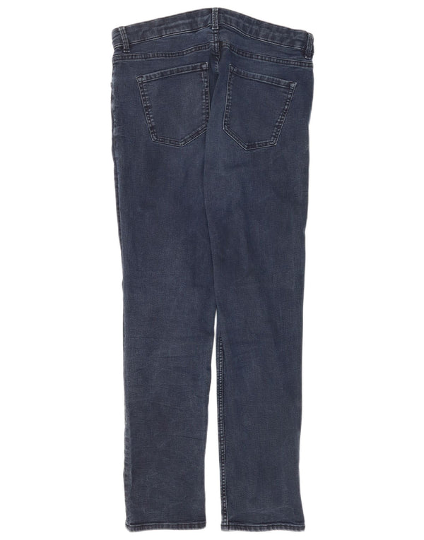 Marks & Spencer Damen The Sienna Straight Jeans UK 16 Large W34 L30 Blau
