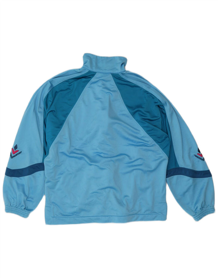 Diadora Damen-Trainingsanzugoberteil mit Grafik, IT 40, Mittelblau, Farbblock