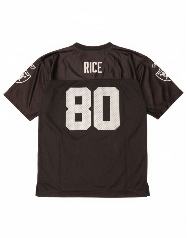 Reebok Las Vegas Raiders Grafik-T-Shirt für Jungen, 13–14 Jahre, schwarzes Nylon