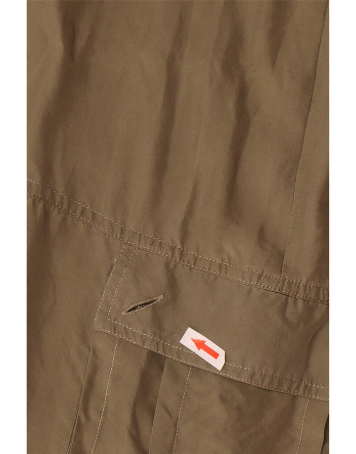 Vintage Damen Midirock W34 Large Khaki
