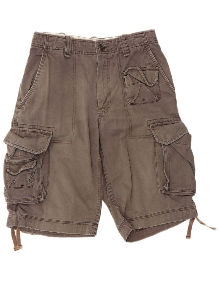 Gap Herren Cargoshorts W28 Small Graue Baumwolle