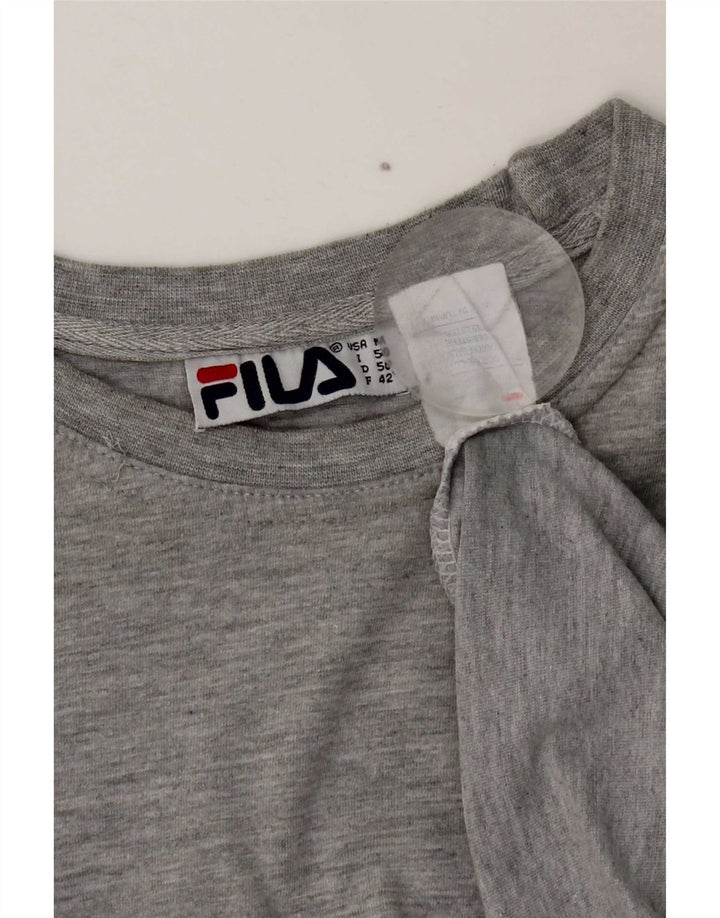 Fila Herren T-Shirt Top IT 50 mittelgraue Baumwolle