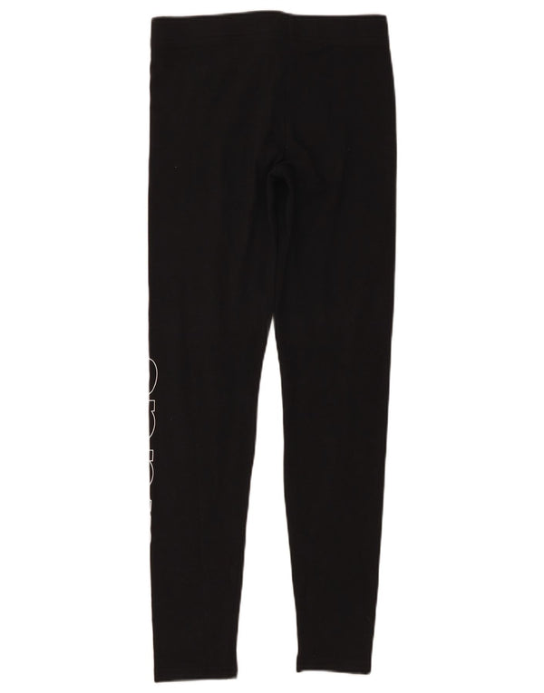 Adidas Mädchen-Grafik-Leggings, 13–14 Jahre, schwarze Baumwolle