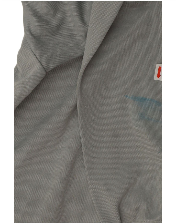Adidas Herren Aeroready Zip Neck Pullover Trainingsanzug Top Mittelgraues Polyester