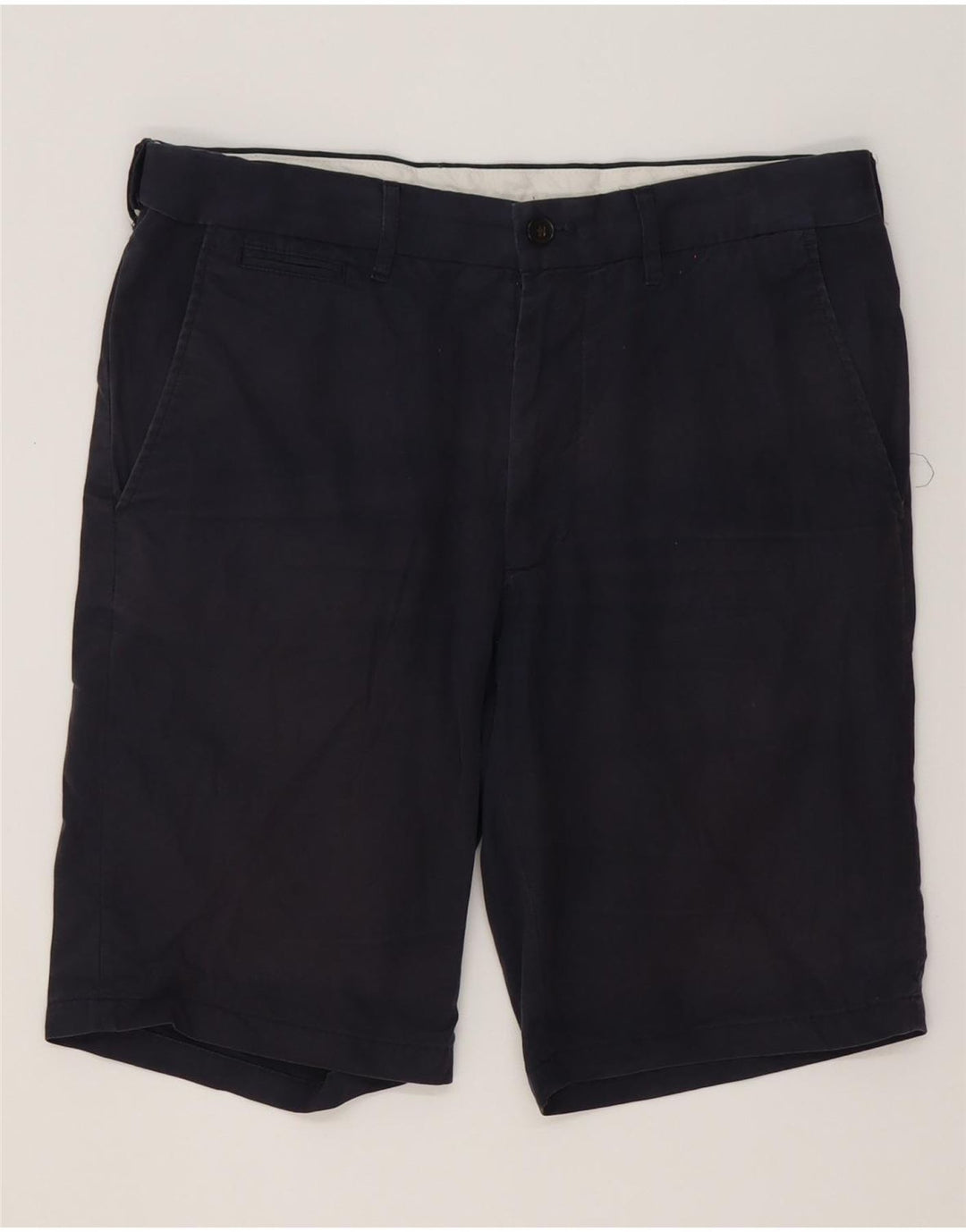 Marks & Spencer Herren-Chinoshorts W32, mittelmarineblaue Baumwolle