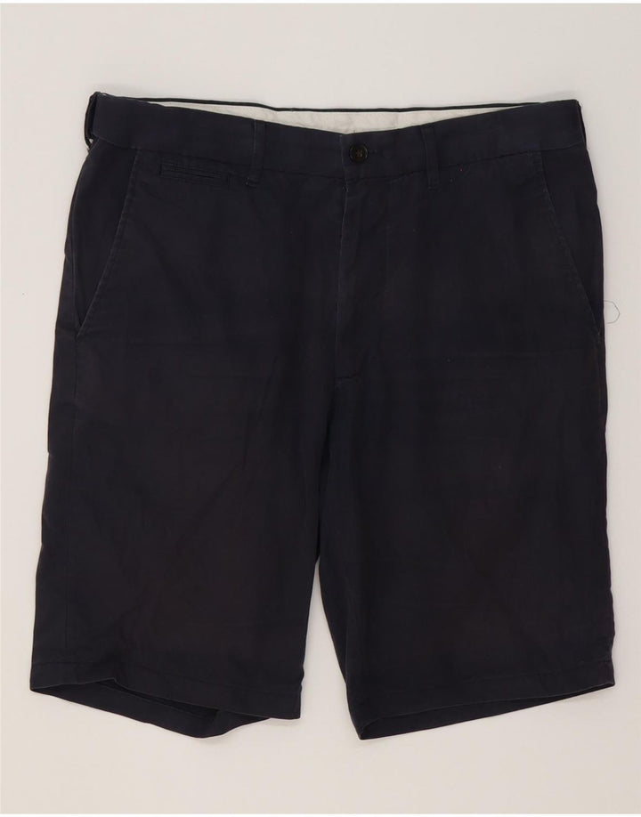 Marks & Spencer Herren-Chinoshorts W32, mittelmarineblaue Baumwolle