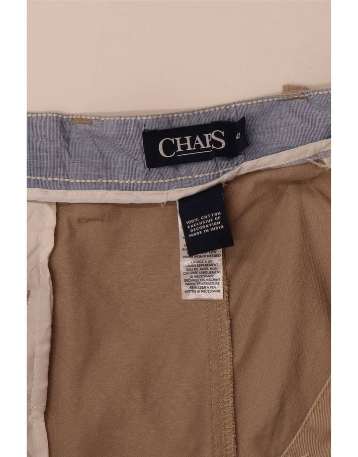 Chaps Herren Chinoshorts W42 2XL Beige Baumwolle