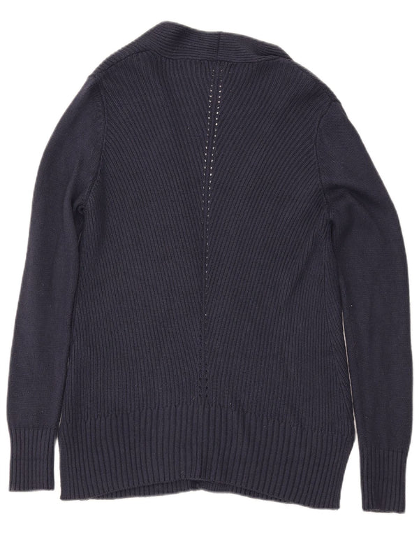 FAT FACE Offener Damen-Cardigan-Pullover, Größe S, Marineblau, Acryl