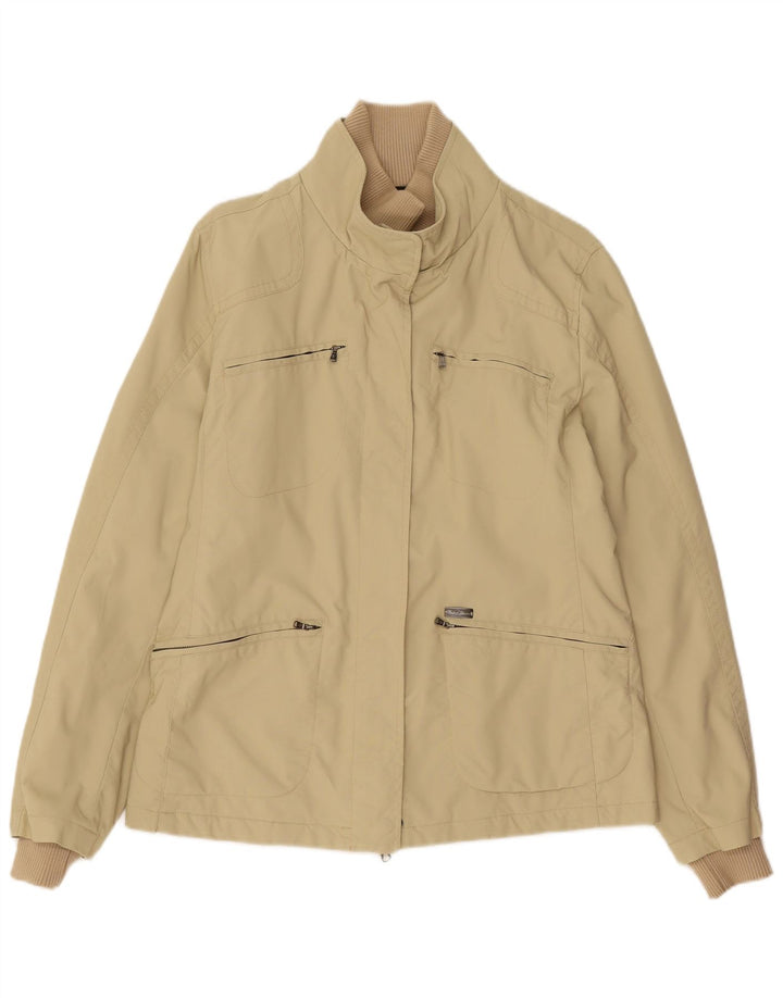 Conte of Florence Damen-Utility-Jacke IT 46 Large Grün Polyamid