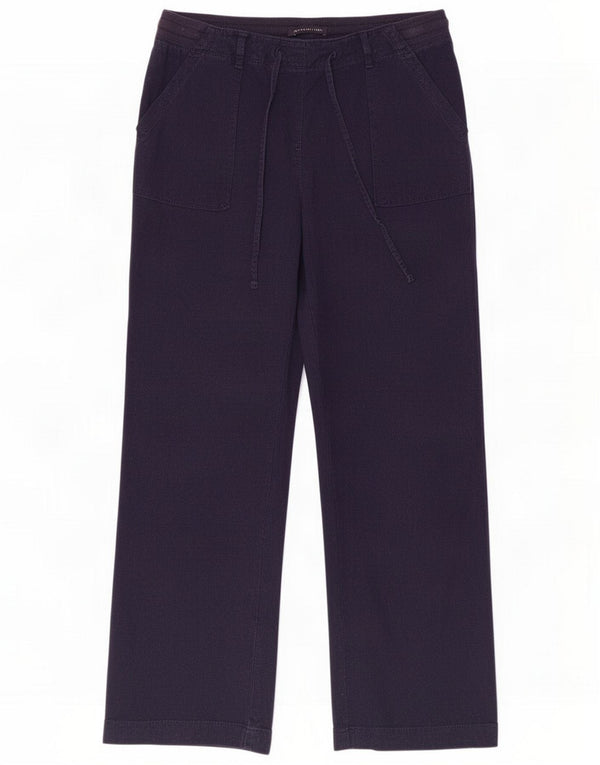 Marks & Spencer Damen Freizeithose UK 12 Medium W30 L28 Marineblau