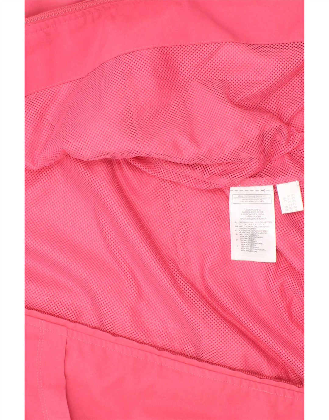 Adidas Mädchen-Trainingsanzug-Top-Jacke, 5–6 Jahre, rosa, Polyester