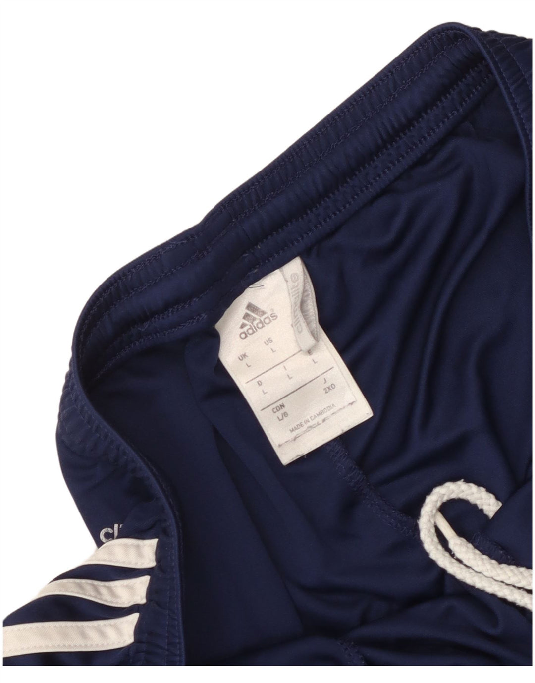 Adidas Herren Climalite Sportshorts, groß, marineblau, Farbblock-Polyester