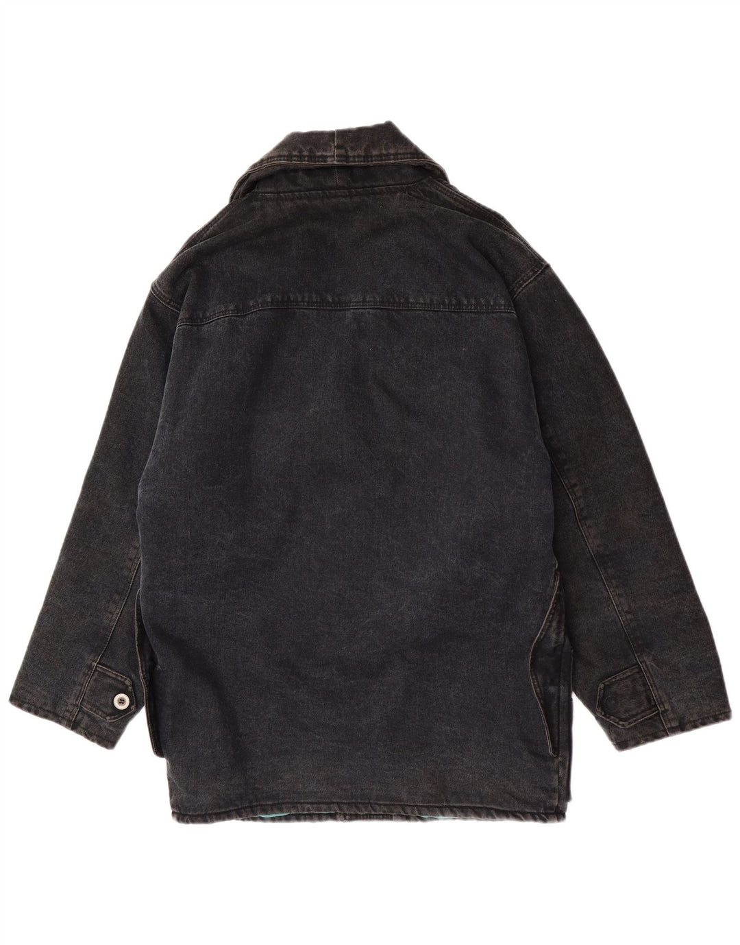 Blue Side Herren Jeansjacke UK 40 Large Schwarz