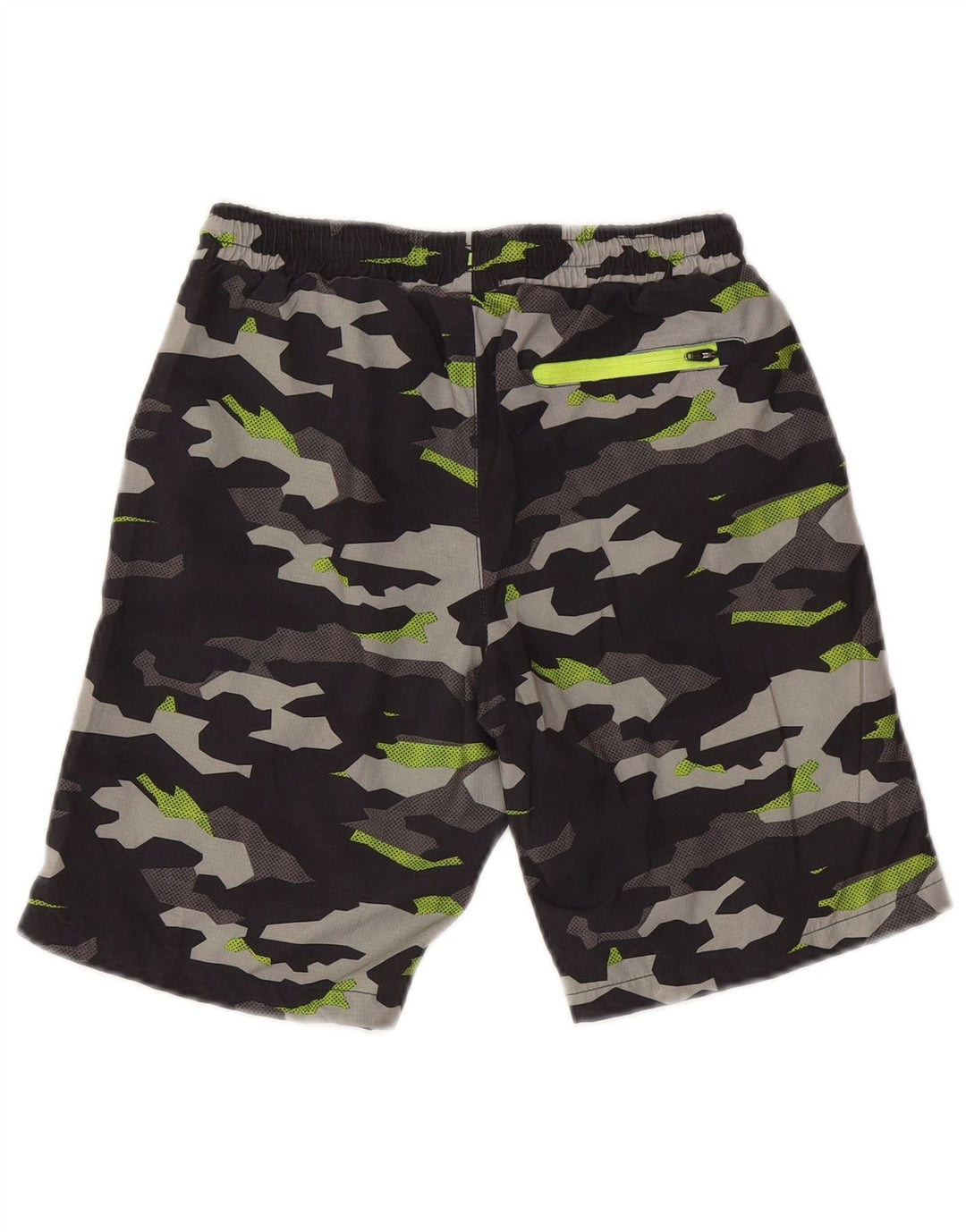 Eddie Bauer Badeshorts für Jungen, 10–11 Jahre, mittelgroß, schwarze Tarnung