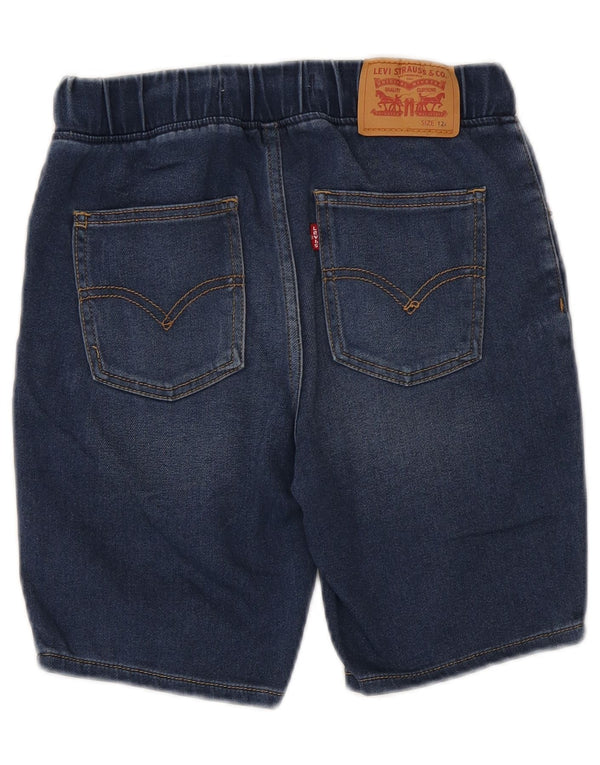 Levi's Skinny Denim-Shorts für Jungen, 11–12 Jahre, W26, blaue Baumwolle