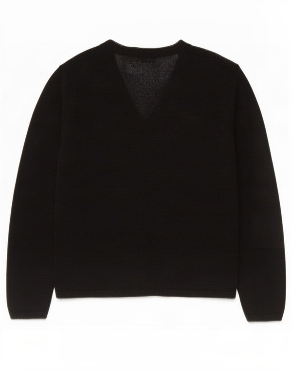 Marks & Spencer Damen St. Michael Cardigan Pullover UK 12 Medium Schwarz