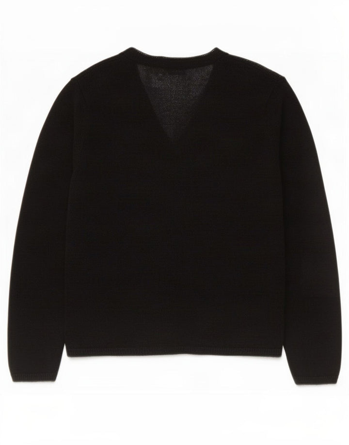 Marks & Spencer Damen St. Michael Cardigan Pullover UK 12 Medium Schwarz