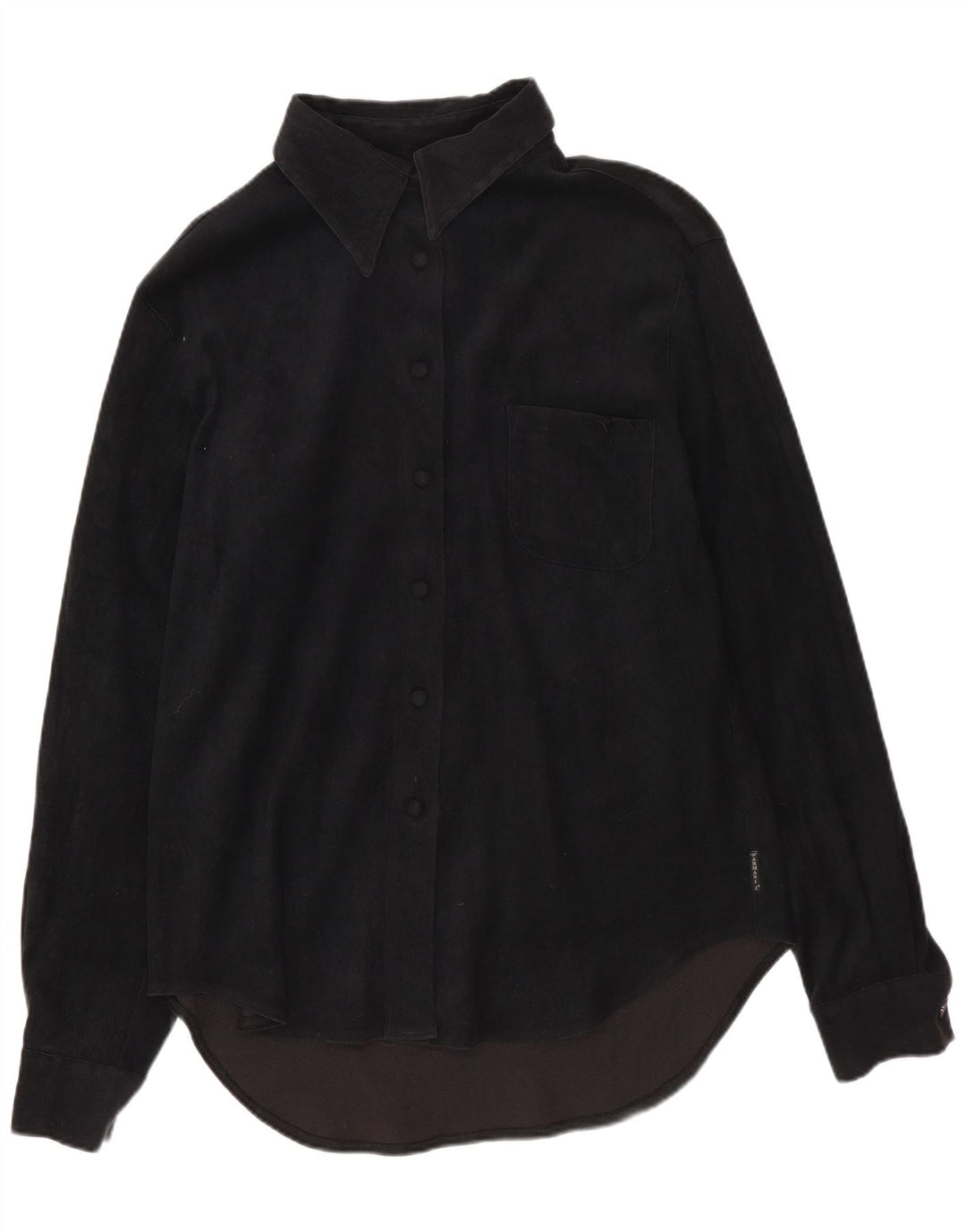 Armani Jeans Damen Hemd UK 14 Large Schwarz