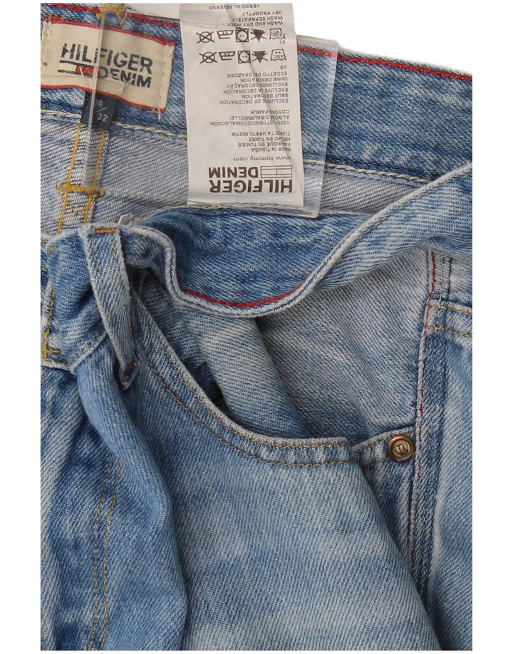 Tommy Hilfiger Herren Slim Jeans W34 L32 Blaue Baumwolle
