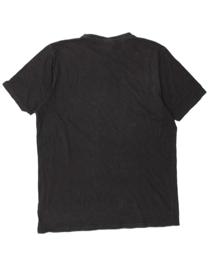 ELLESSE Herren T-Shirt mit Grafik, Größe L, Schwarz